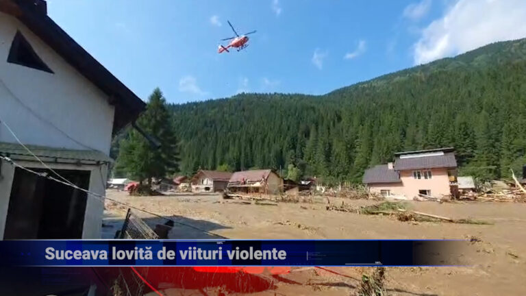 Suceava, lovită de viituri violente