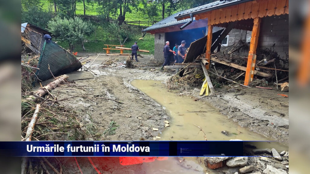 Urmările furtunii în Moldova