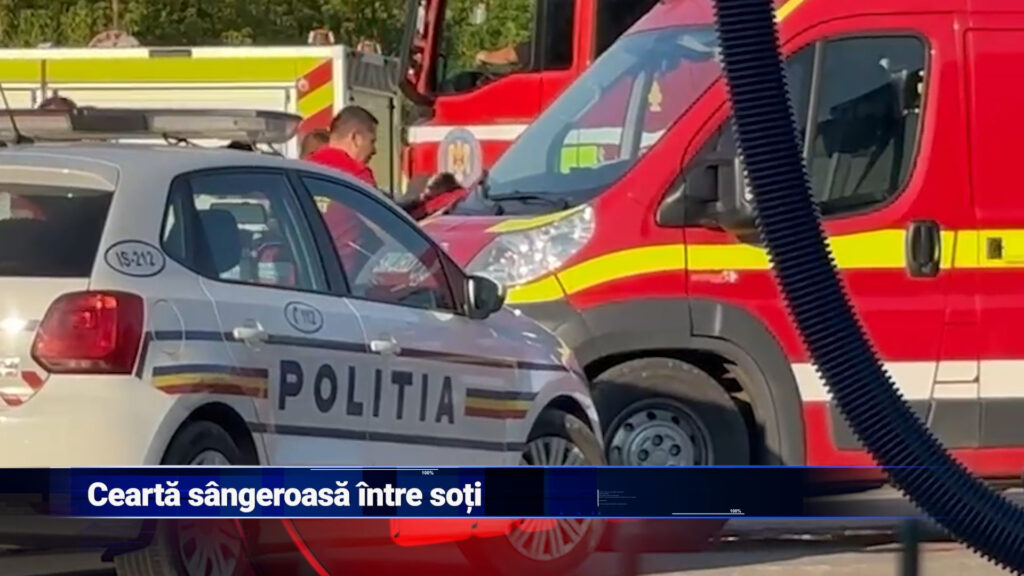 Ceartă sângeroasă între soți