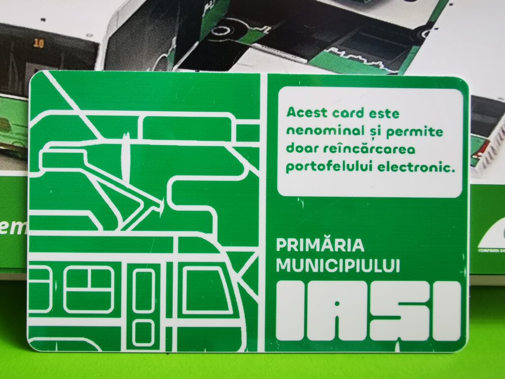 Cardurile de transport nenominale pot fi achiziționate și reîncărcate și la punctele de vânzare ale CTP Iași