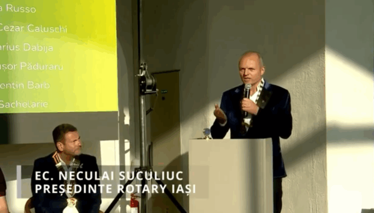 Clubul Rotary Iași are o nouă conducere: Neculai Suculiuc a preluat mandatul de Presedinte