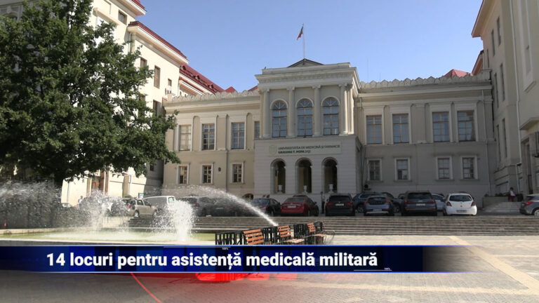 14 locuri pentru asistenta medicala militara