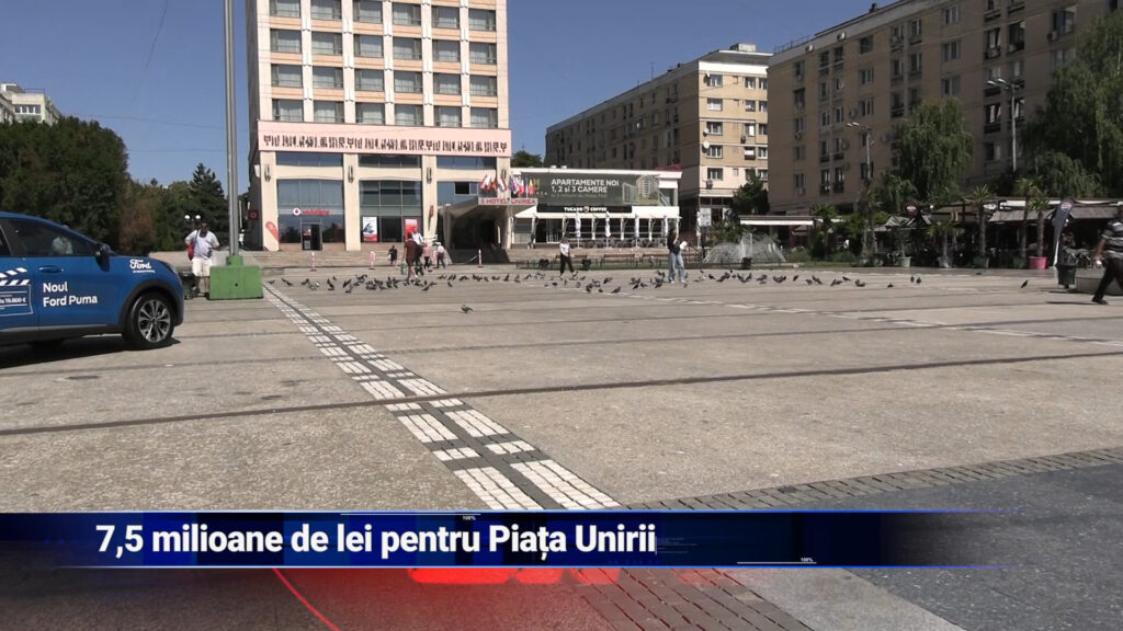 7,5 milioane de lei pentru Piața Unirii