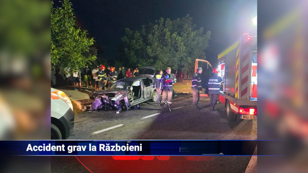 Accident grav la Războieni