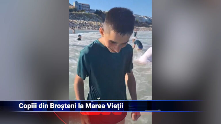 Copii din Brosteni la Marea Vietii