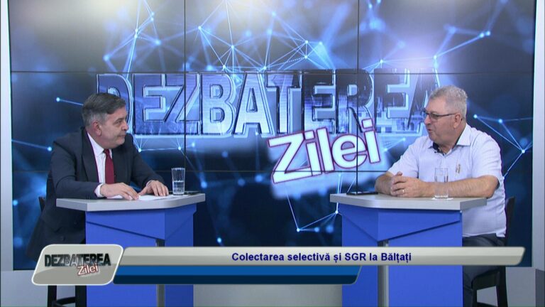 DEZBATEREA ZILEI / Colectarea selectivă și SGR la Bălțați