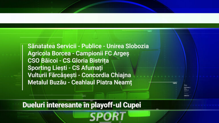 Dueluri interesante în play-off-ul Cupei