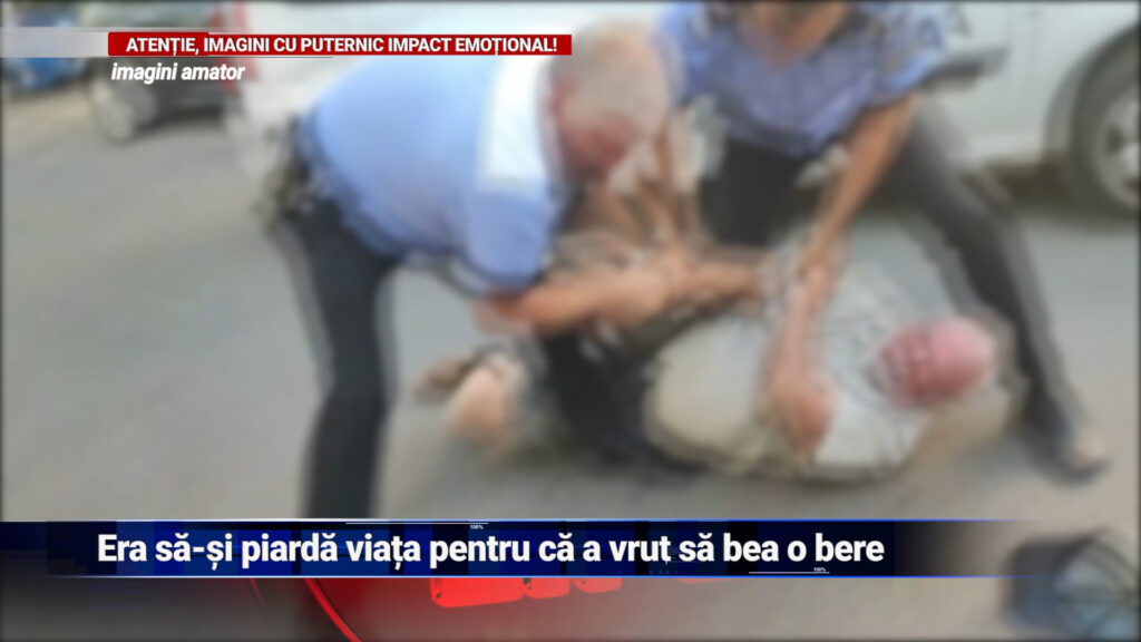 Era să-și piardă viața pentru că a vrut să bea o bere