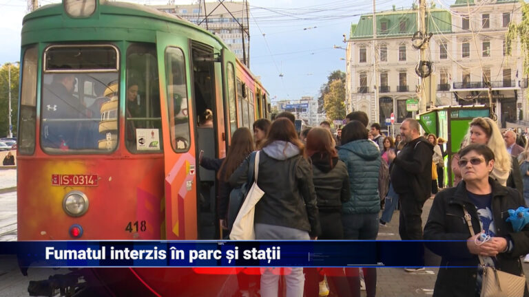 Fumatul, interzis în parc și stații…