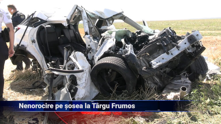Nenorocire pe șosea la Târgu Frumos