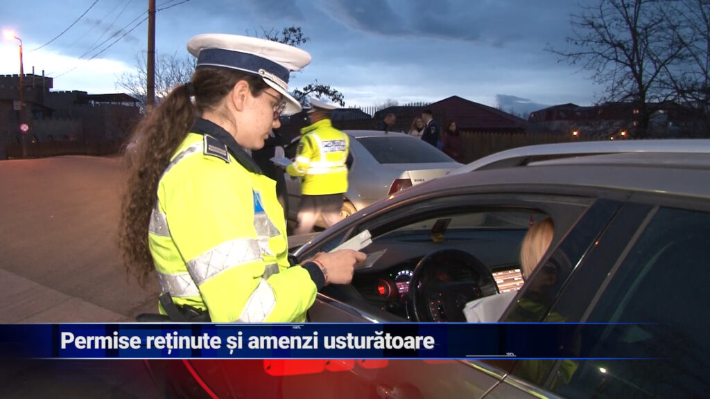 Permise reținute și amenzi usturătoare