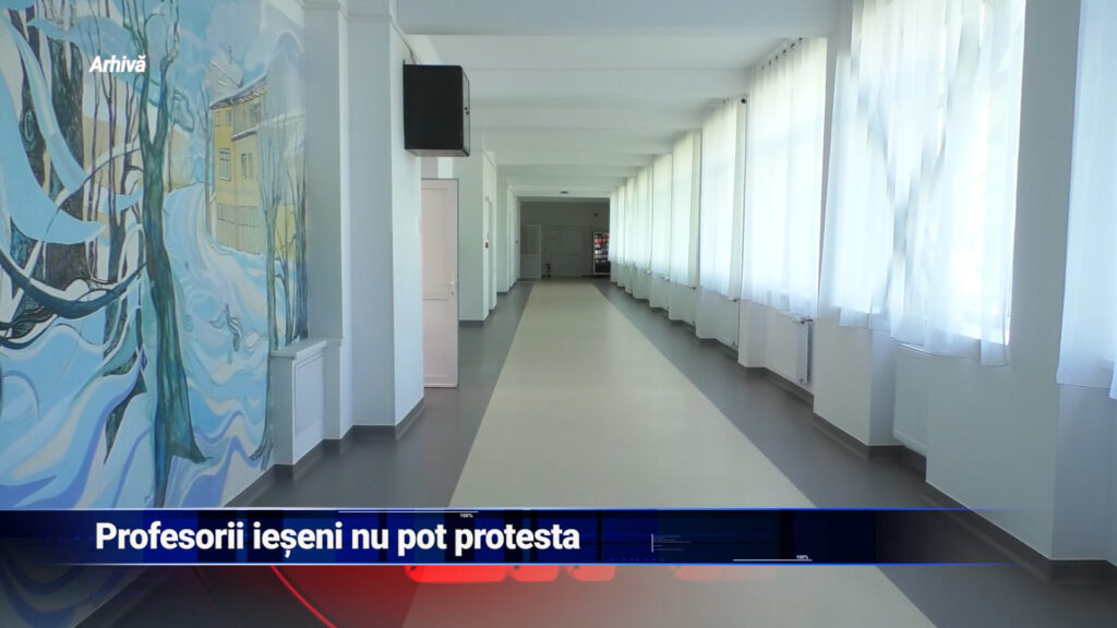 Profesorii ieșeni nu pot protesta