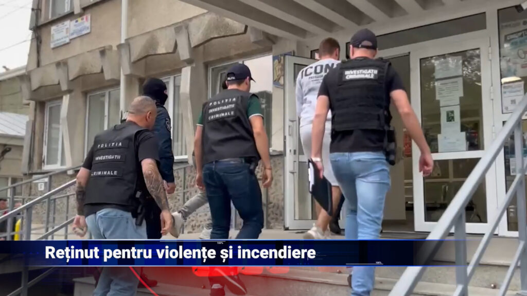 Reținut pentru violențe și incendiere