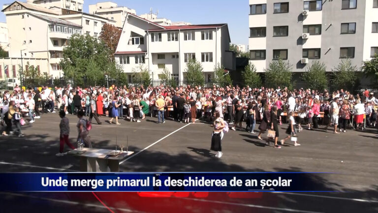Unde merge primarul la deschiderea de an școlar