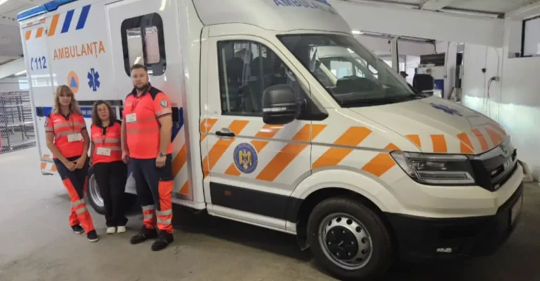 O premieră pentru SAJ Iași: O ambulanță ultramodernă, tip C2, intră în dotare