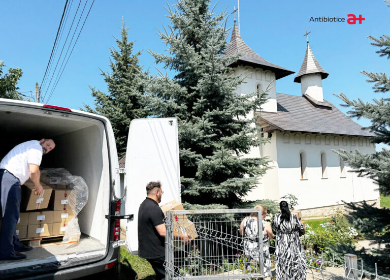 Solidaritate cu Valea Bistriței – Antibiotice Iași donează medicamente comunităților afectate de inundații