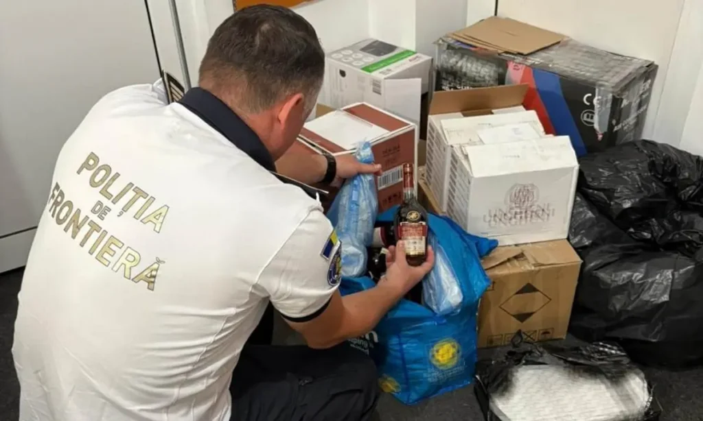 Contrabandă cu produse accizabile, oprită la Vama