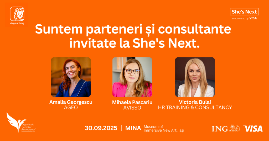 OFA este partener în cadrul programului She’s Next, powered by ING