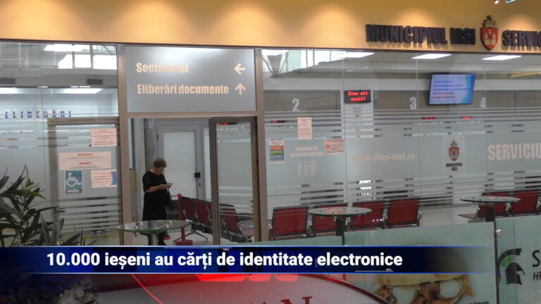 10.000 ieșeni au cărți de identitate electronice