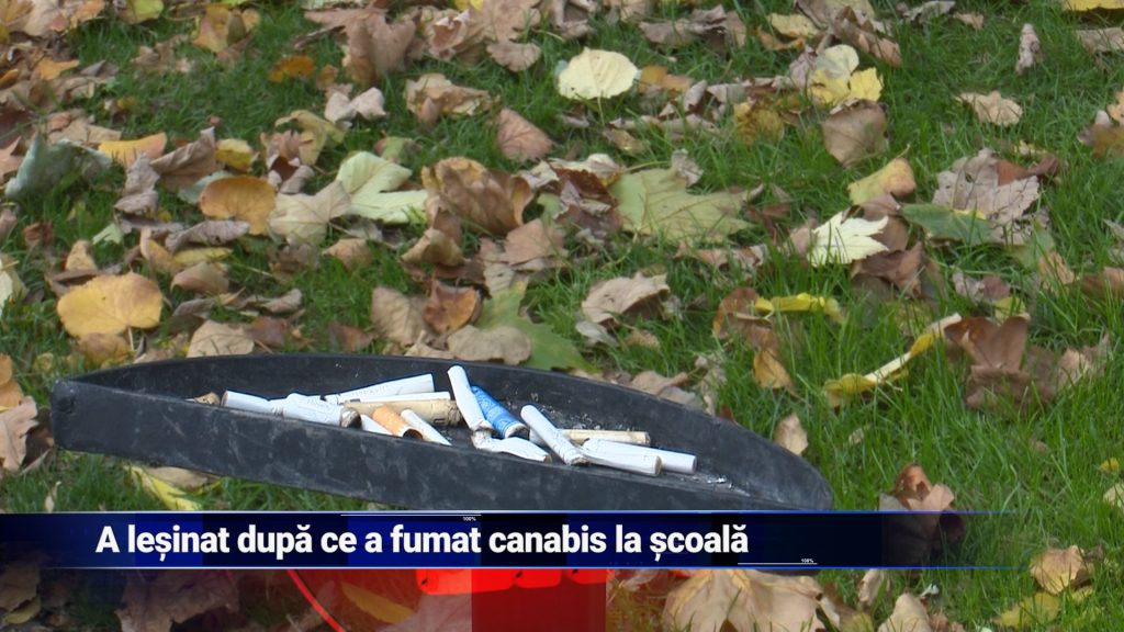 A leșinat după ce a fumat canabis la școală