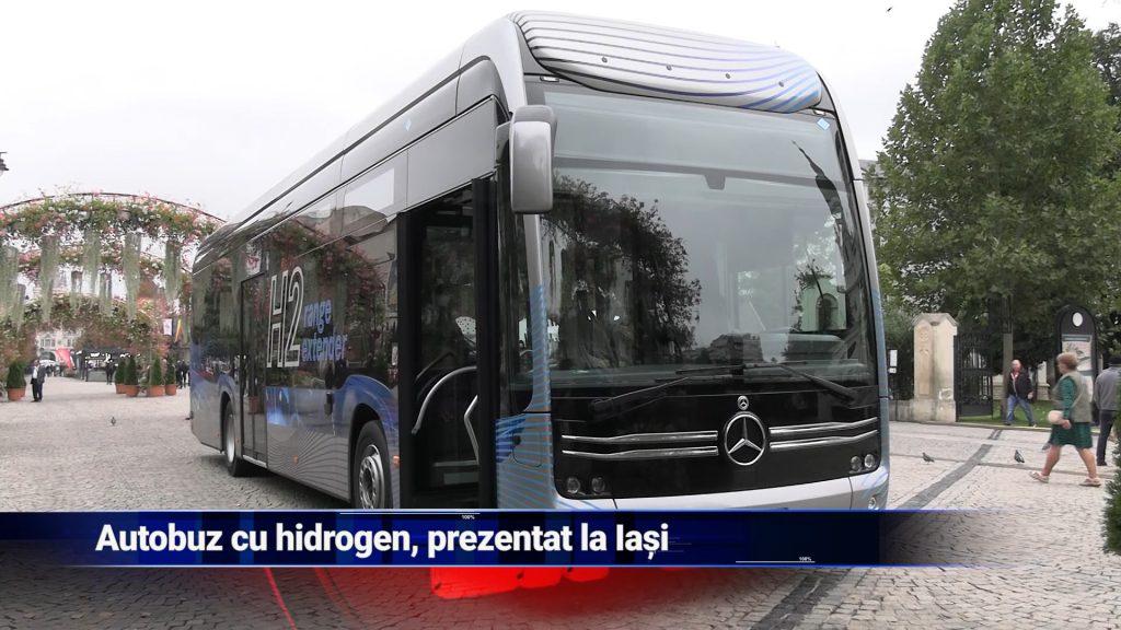 Autobuz cu hidrogen, prezentat la Iași