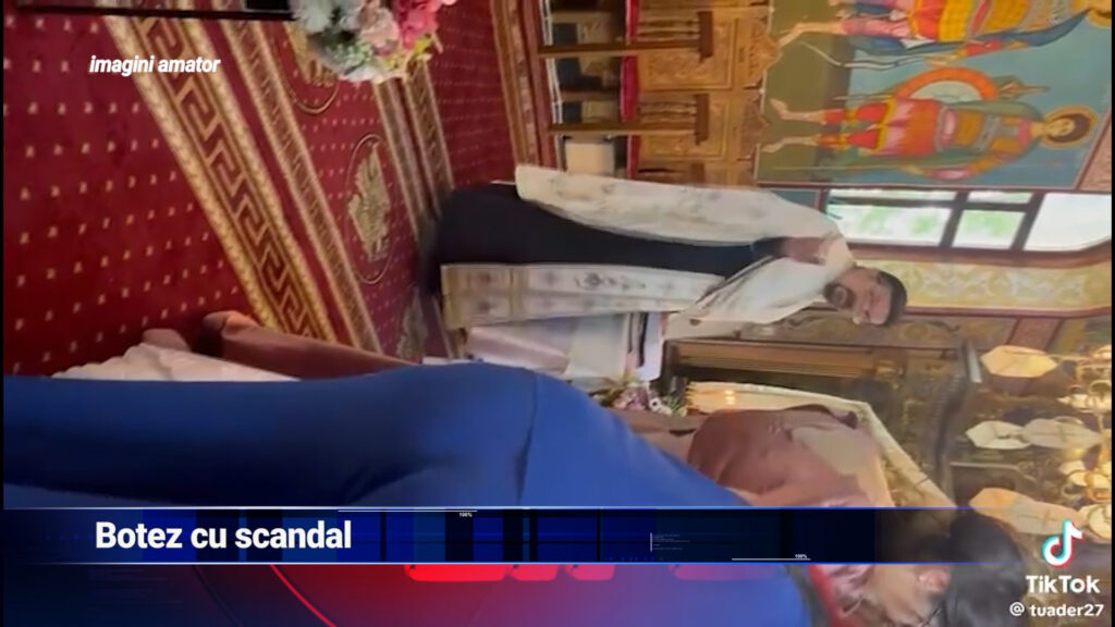 Botez cu scandal