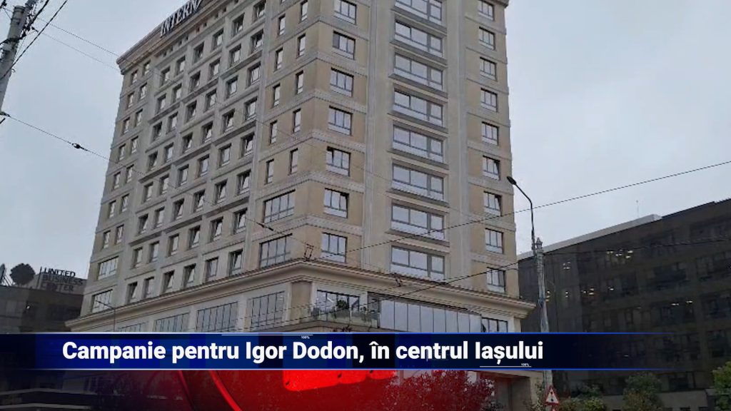 Campanie pentru Igor Dodon, în centrul Iașului
