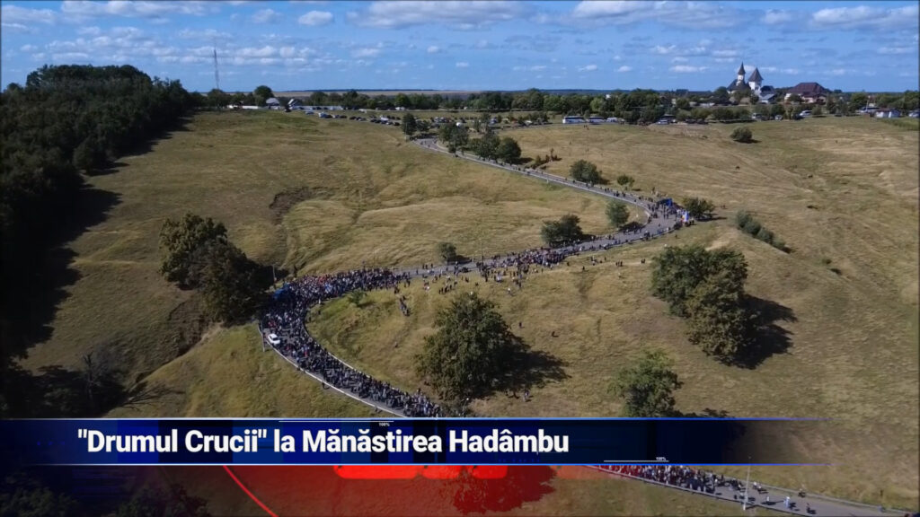 „Drumul Crucii” la Mănăstirea Hadâmbu
