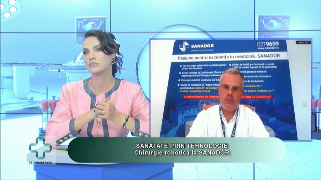 SANADOR -EU SĂNĂTOS / Sănătate prin tehnologie – Chirurgie robotică la SANADOR