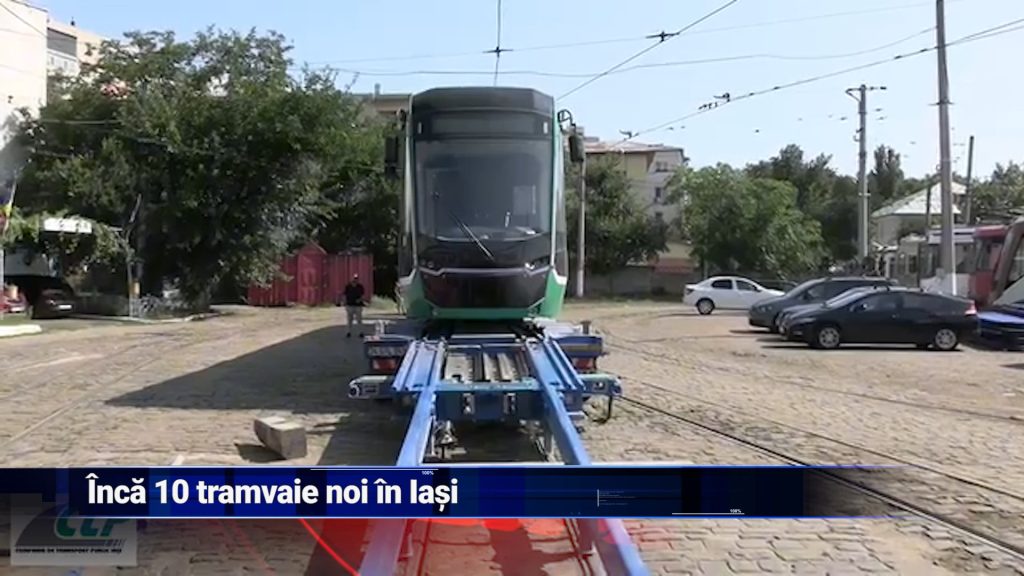 Încă 10 tramvaie noi în Iași