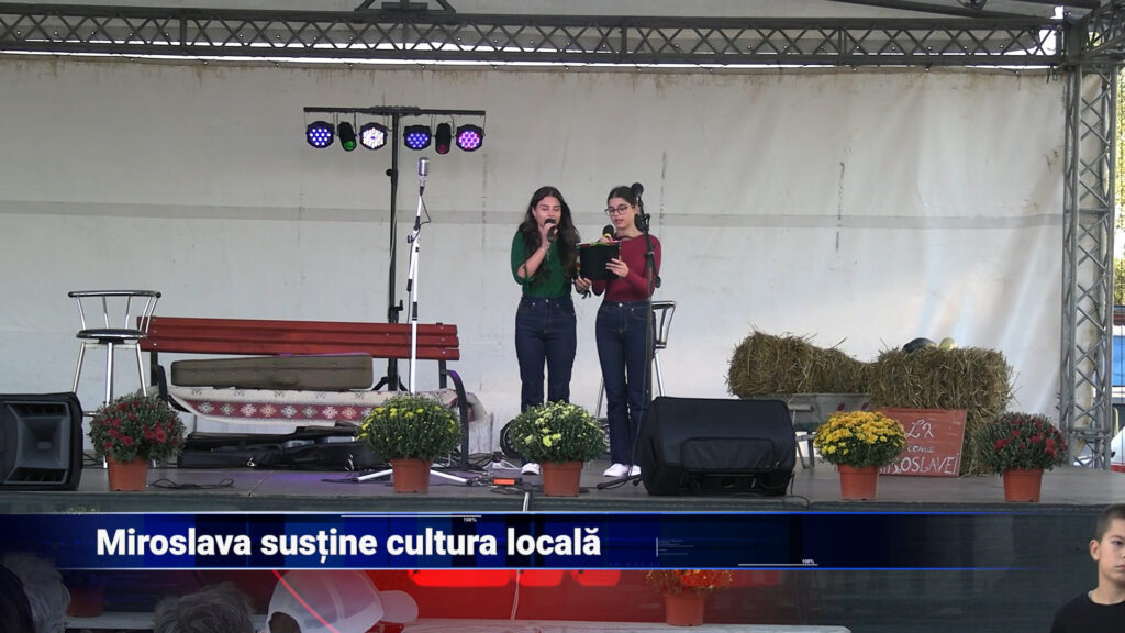 Miroslava susține cultura locală