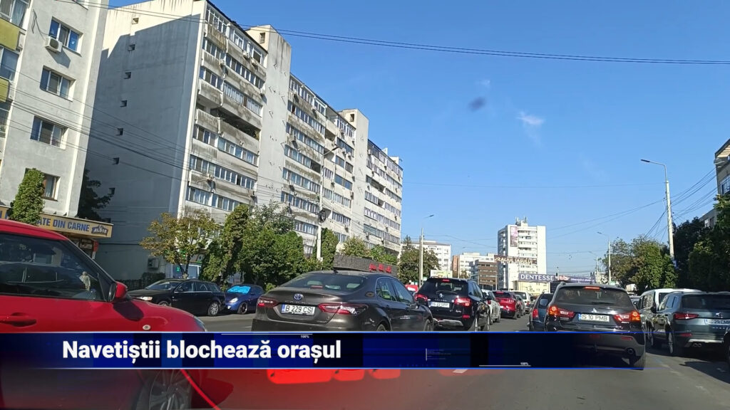 Navetiștii blochează orașul