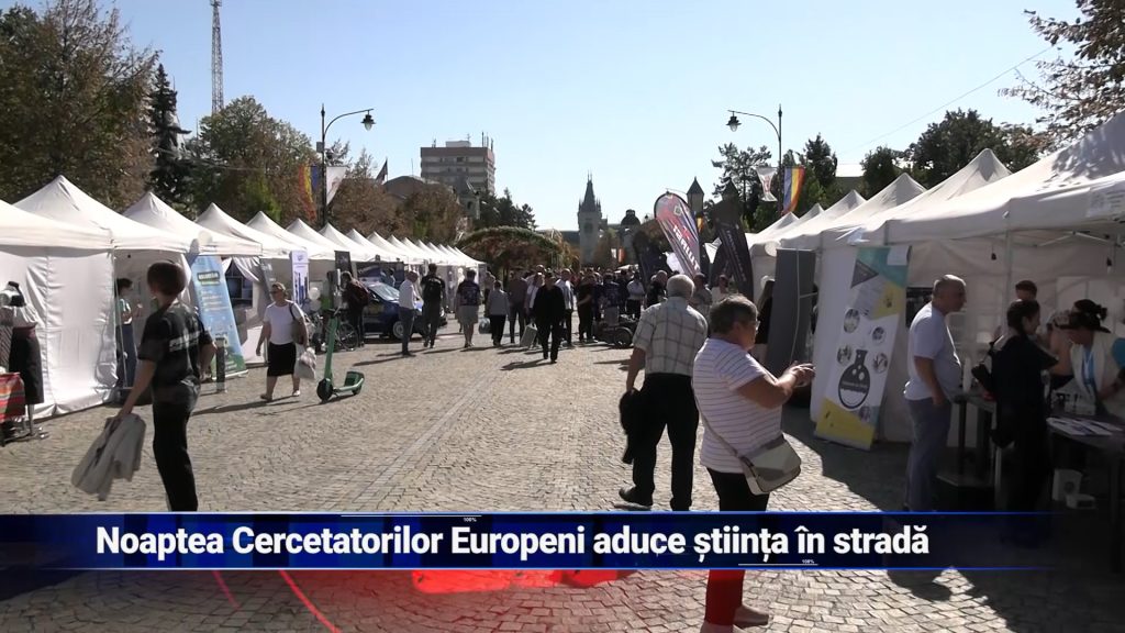 Noaptea Cercetătorilor Europeni aduce știința în stradă