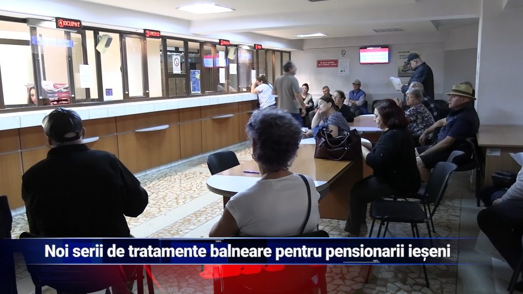 Noi serii de tratamente balneare pentru pensionarii ieșeni