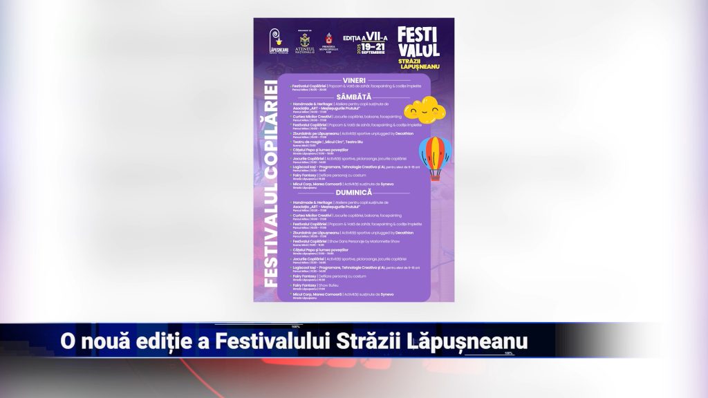 O nouă ediție a Festivalului Străzii Lăpușneanu