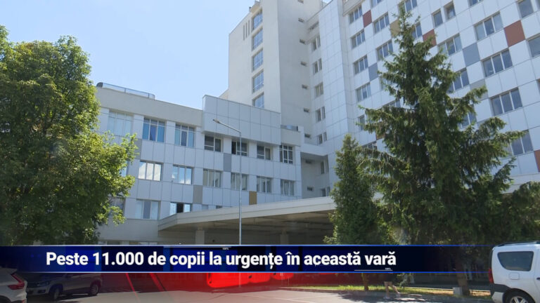 Peste 11.000 de copii la urgențe în această vară