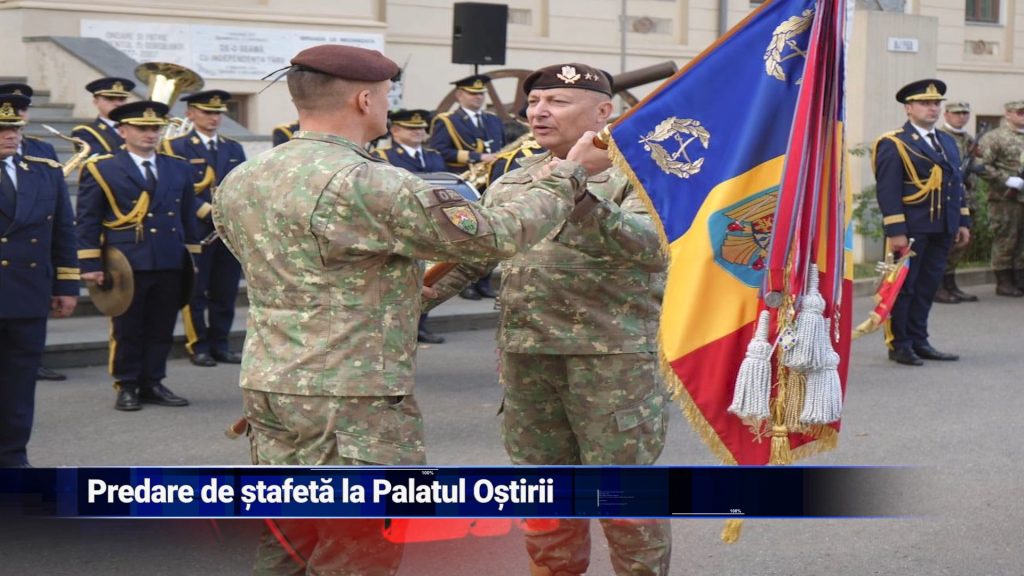 Predare de ștafetă la Palatul Oștirii