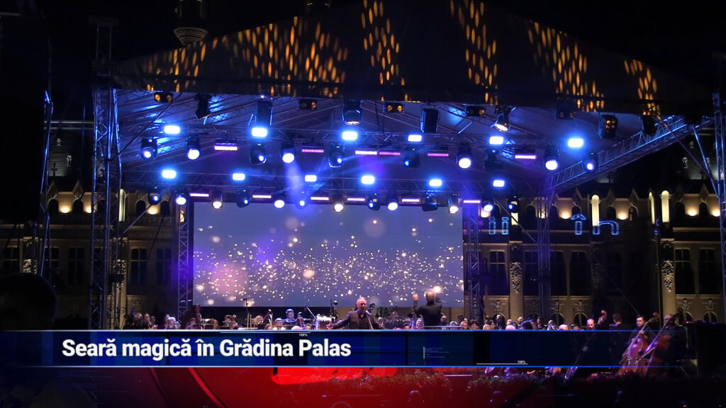 Seară magică în Grădina Palas
