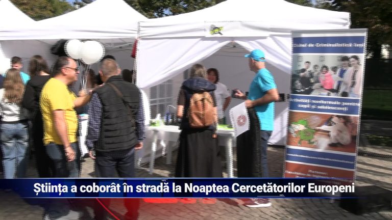 Știința a coborât în stradă la Noaptea Cercetătorilor Europeni