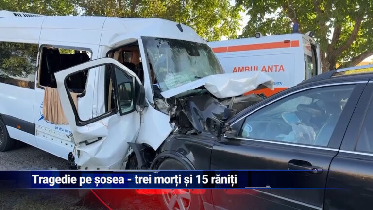 Tragedie pe șosea – trei morți, 15 răniți