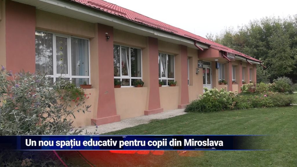 Un nou spațiu educativ pentru copii la Miroslava