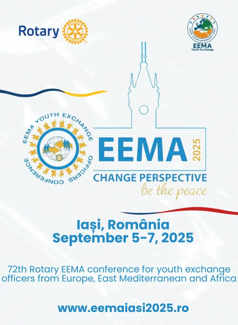 Rotary Iași 2000 găzduiește cea de-a 72-a ediție a Conferinței Internațională EEMA Rotary 2025