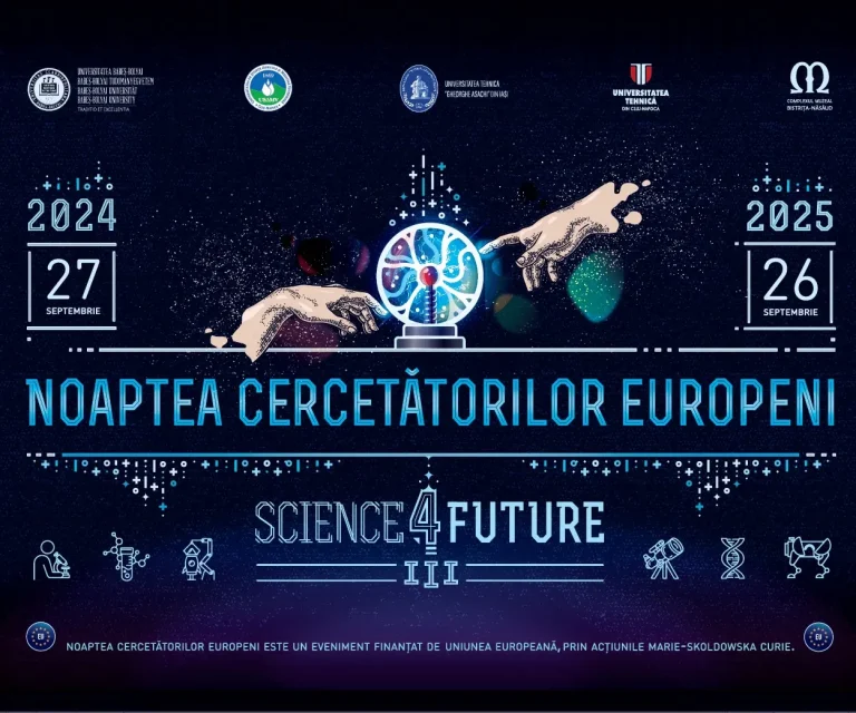 „Noaptea Cercetătorilor Europeni” 2025 revine în centrul Iașului, pe 26 septembrie