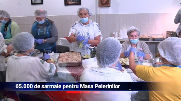 65.000 de sarmale pentru Masa Pelerinilor