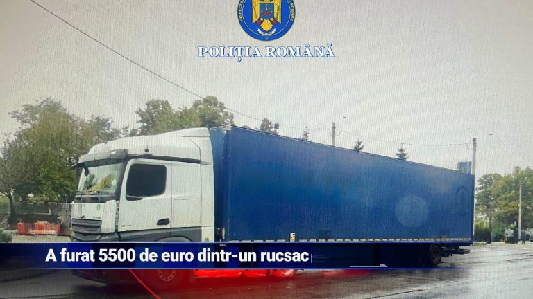 A furat 5500 de euro dintr-un rucsac