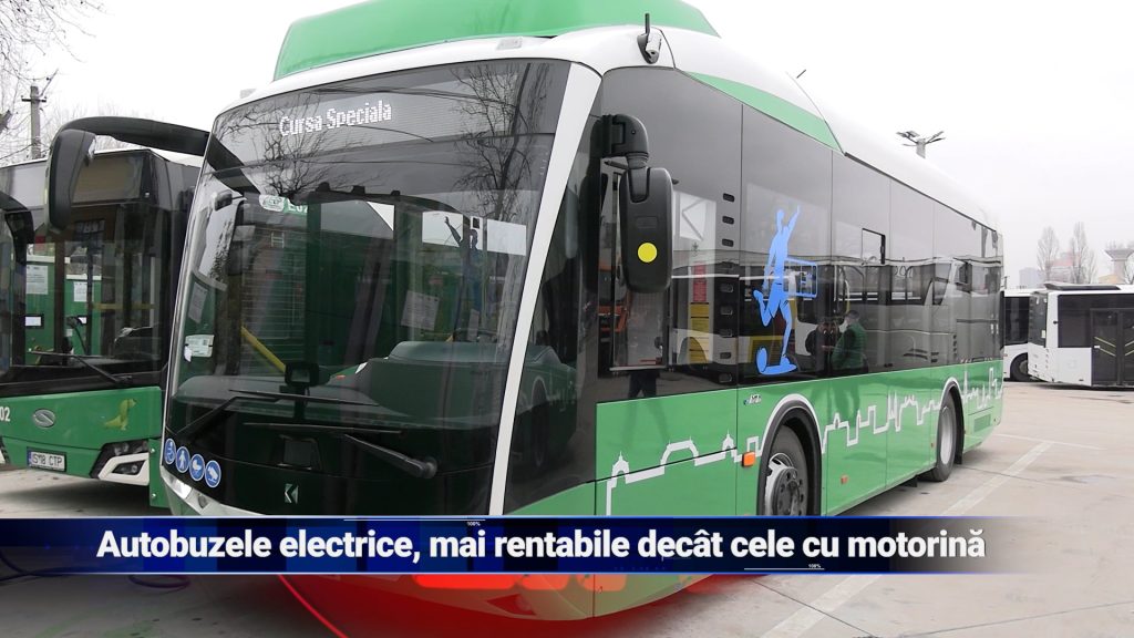 Autobuzele electrice, mai rentabile decat cele cu motorina