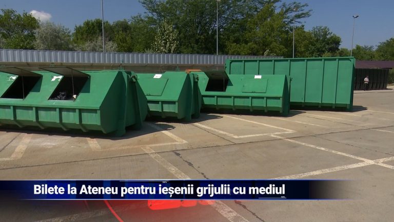 Bilete la Ateneu pentru ieșenii grijulii cu mediul