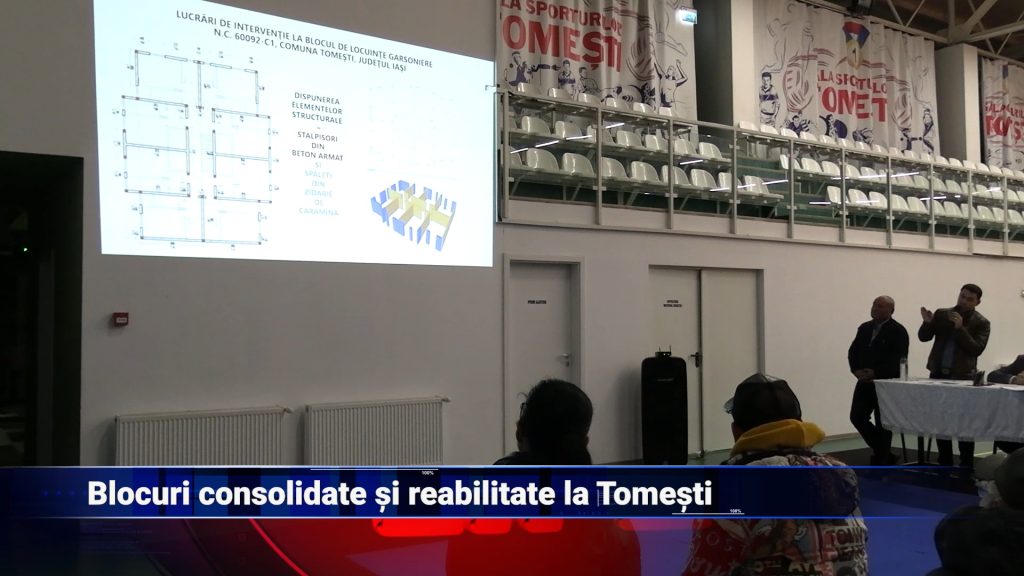 Blocuri consolidate și reabilitate la Tomești