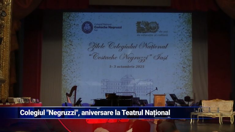 Colegiul „Negruzzi”, aniversare la Teatrul Național