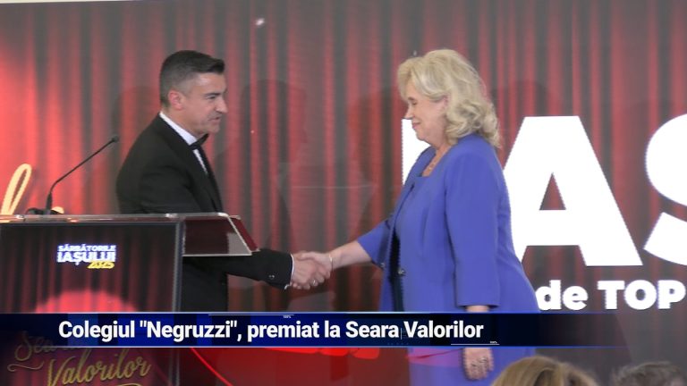 Colegiul „Negruzzi”, premiat la Seara Valorilor